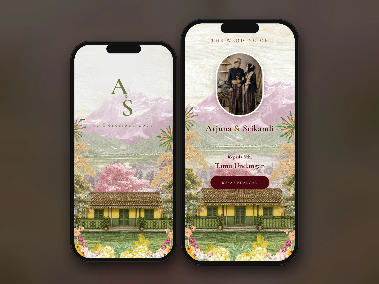 Tampilan template adat Adat Betawi