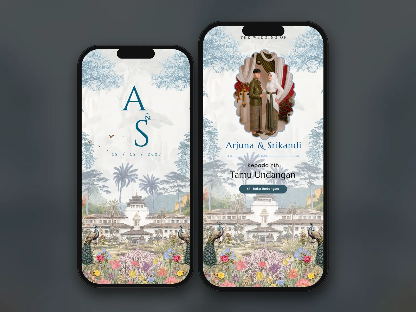 Tampilan template adat Adat Sunda